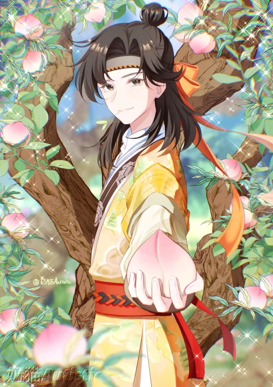 【绘画】吴承恩：要吃桃子么？