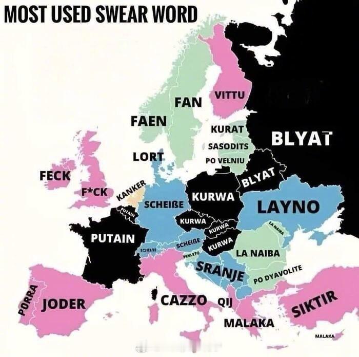 兵器影像 欧洲脏话一览表 