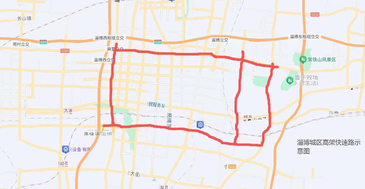 淄博 山东 淄博老城区的高架快速路
       淄博在主城区核心区域持续推进高