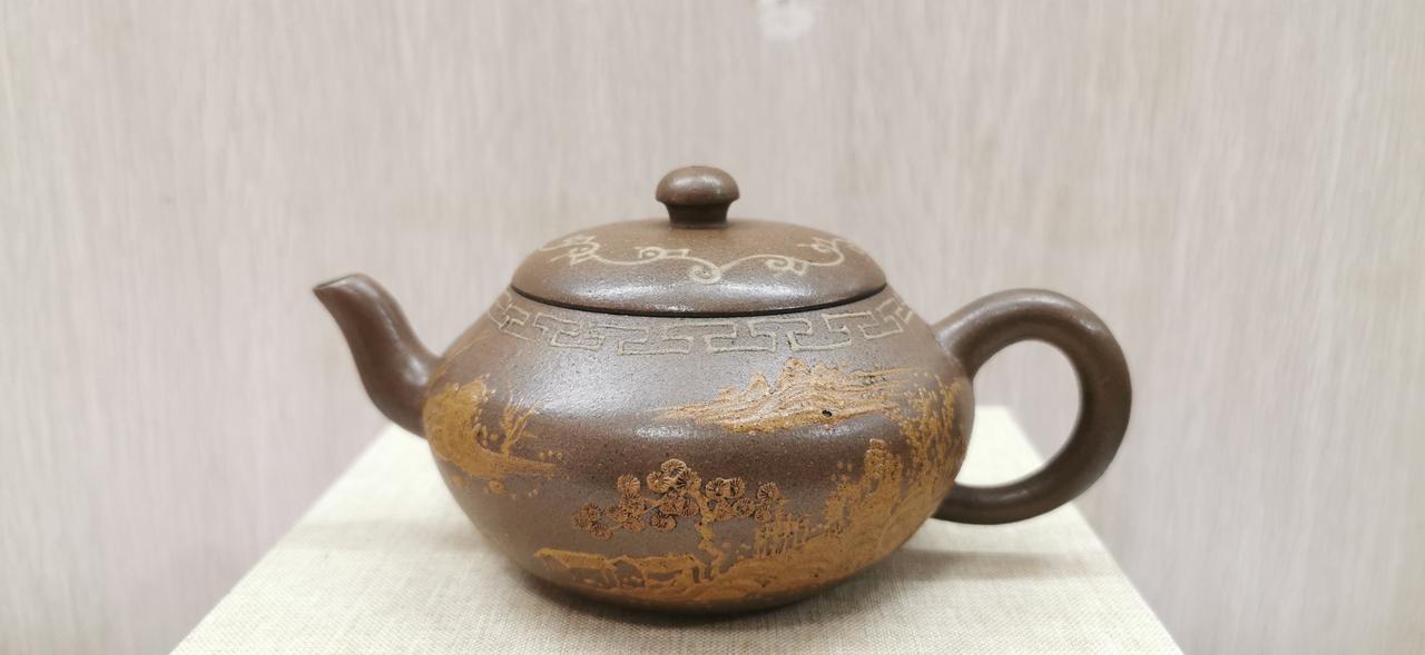 中国宜兴精品紫砂茶壶（独孔、约188cc）紫砂壶的容量是多少最好?茶器之美 紫砂