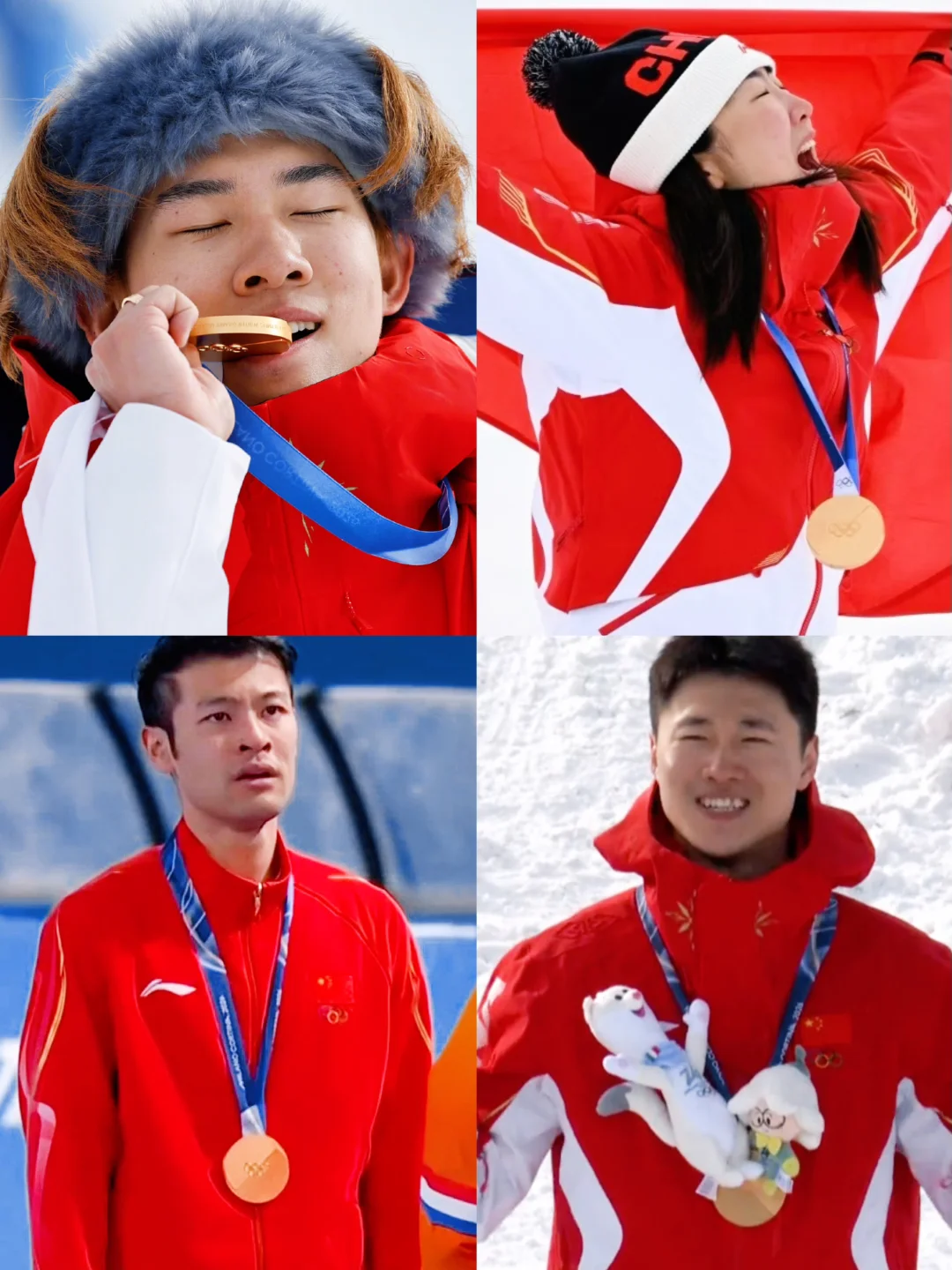 突然间，金牌四面八方而来