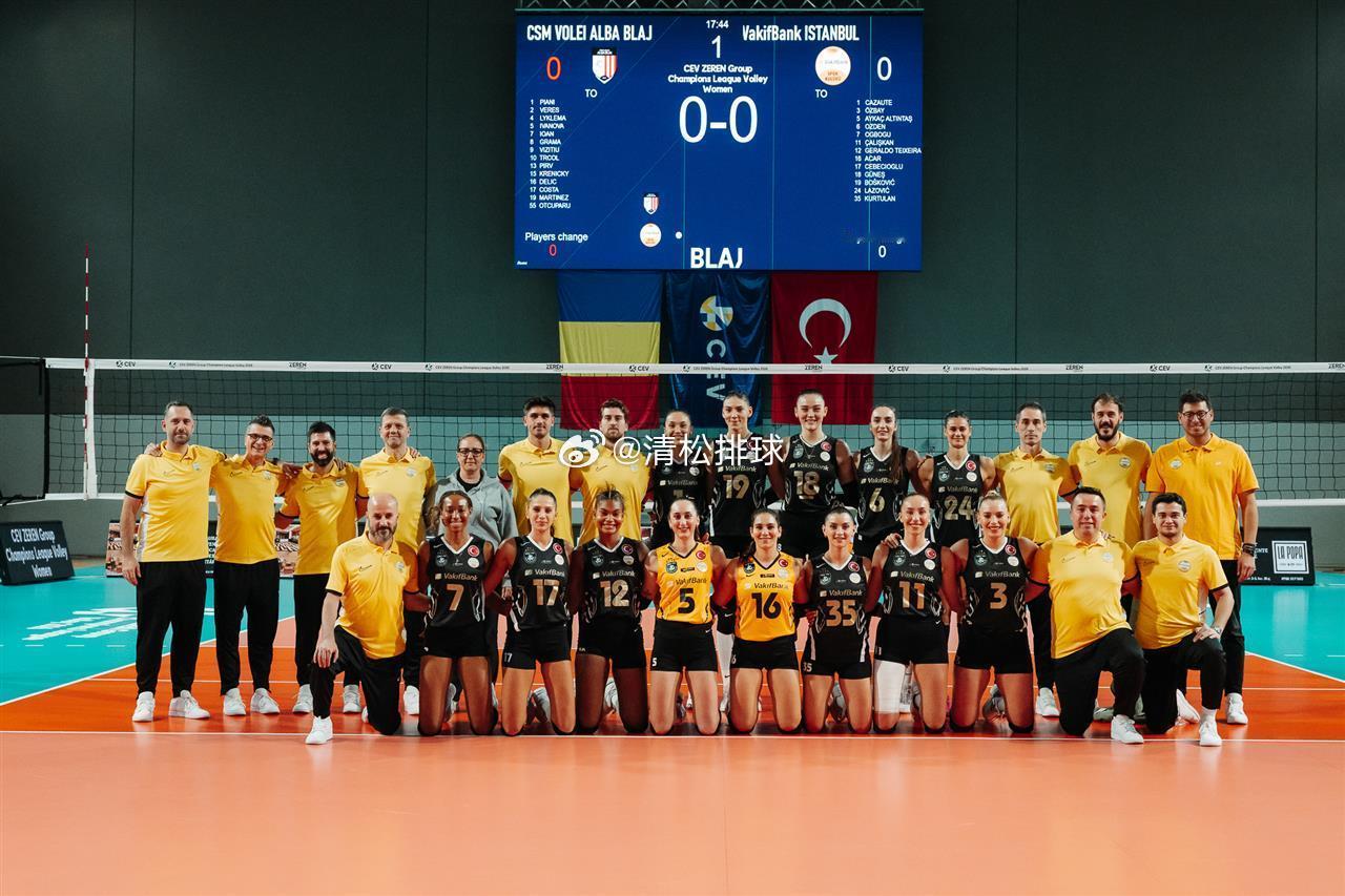 【欧冠女排 瓦基弗银行逆转布拉日】2025-2026欧洲女排冠军联赛小组赛A组第