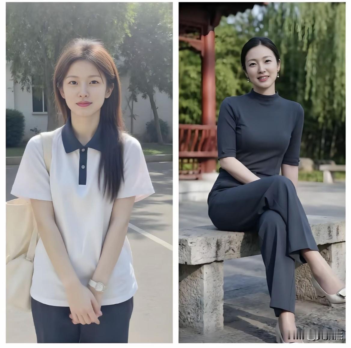 这是同一个人，还是母女俩？