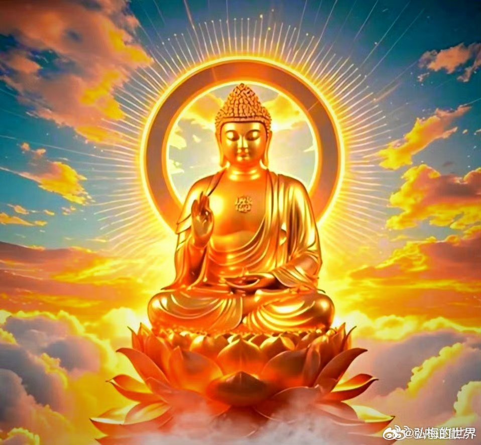 晨起礼佛，收摄身心，远离一切灾厄，见闻转发：消灾、除障、增福、满愿。南无阿弥陀佛