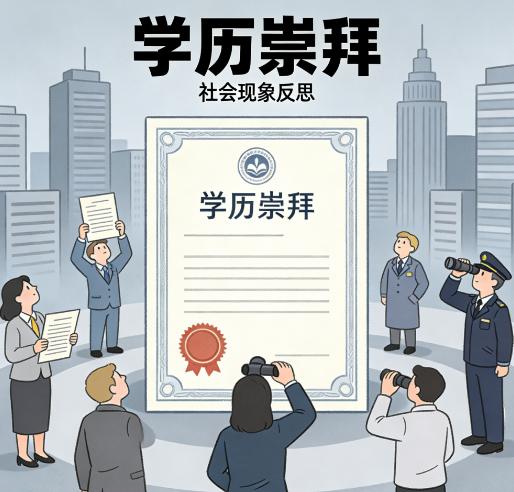 【学历崇拜就是一种精神病态】

呆着没有事，看文章评论，就看有人说某某是博士，所