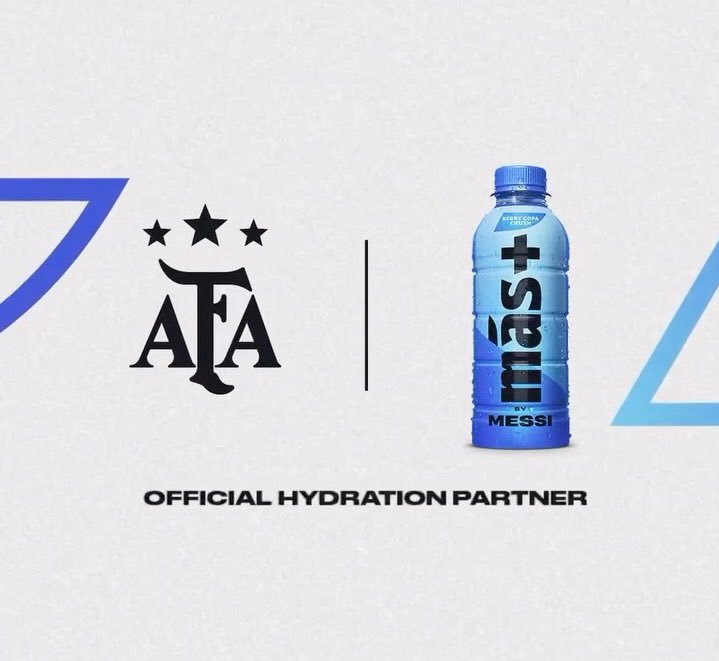 梅西Más➕饮料成为阿根廷国家队官方补水合作伙伴🥤🇦🇷梅西[超话] ​​​