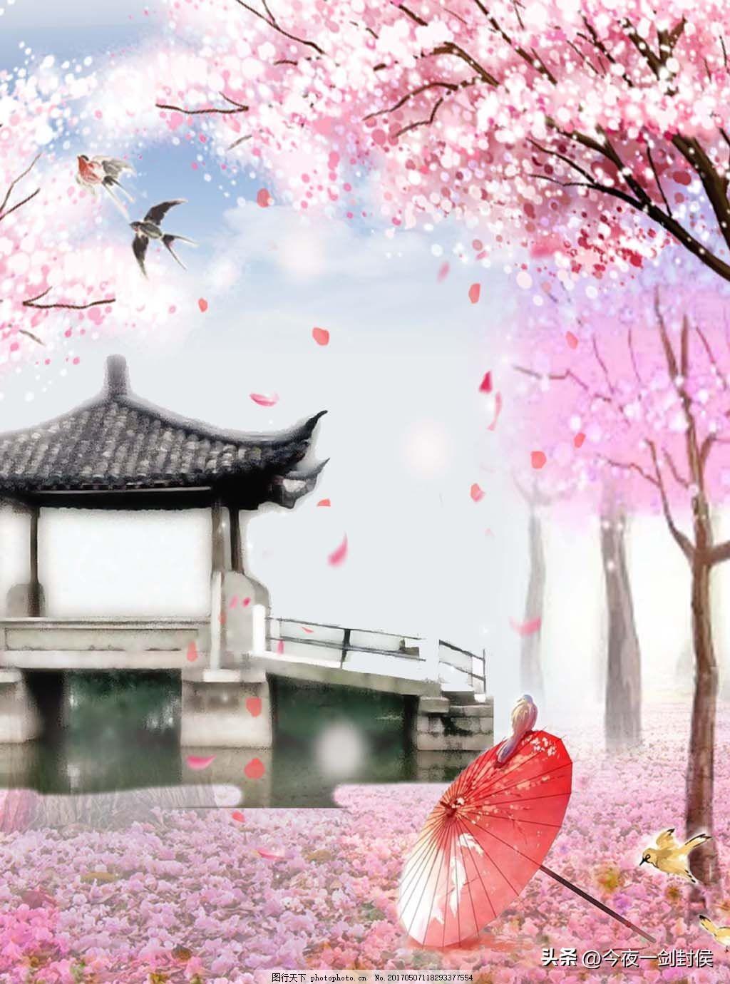 每次看到花朵纷纷而落，我就觉得好运要降临了。
特别是那种风一吹，满天花瓣舞起来的