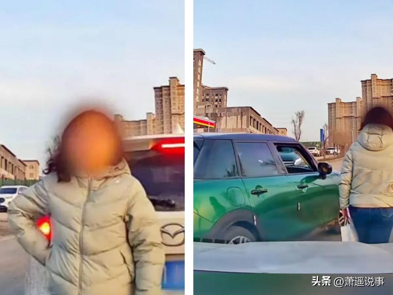 活久见，加塞还可以这样操作，简直颠覆了老司机的认知。近日事发新疆，边上有绿色小轿