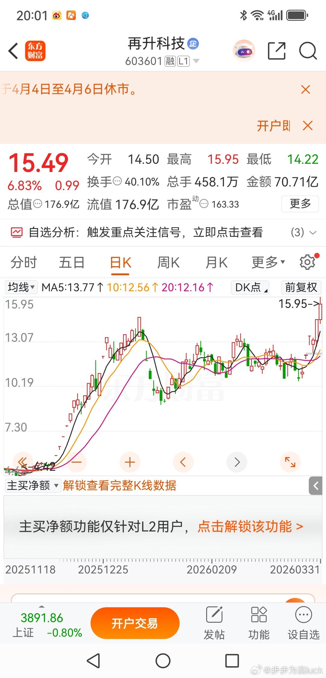 再升科技，想活着出来，不容易了，山顶上已经有你一席之地了。欢迎加入我们的免费交流