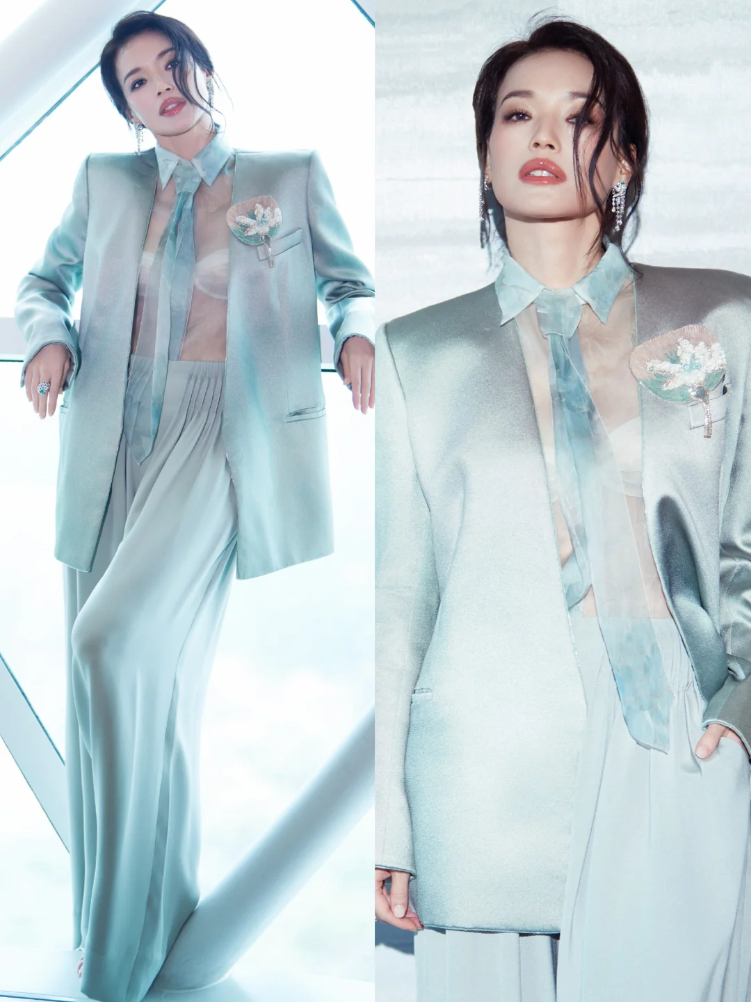 舒淇北影节红毯造型，太帅太高级了