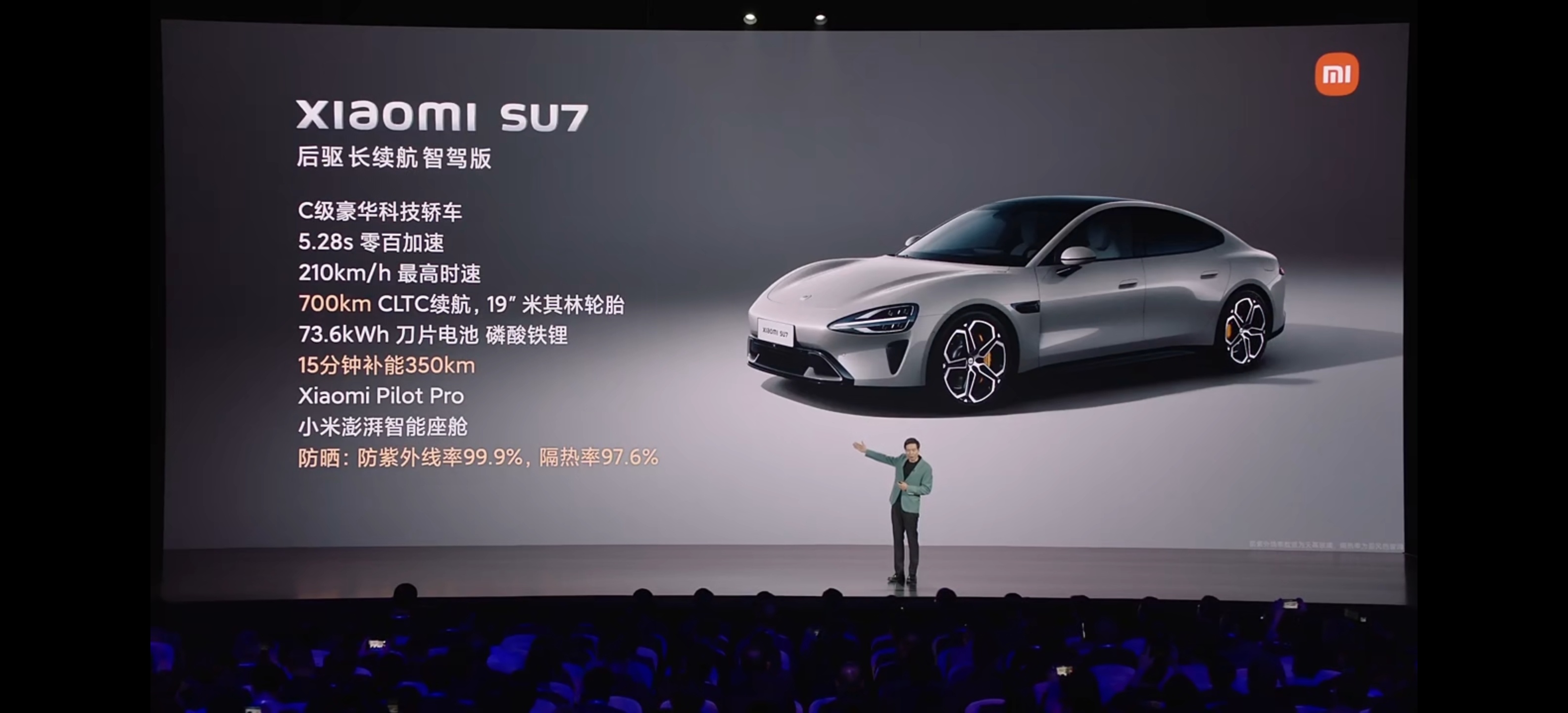 【小米SU7价格公布：标准版21.59万，赠送1.6万元价值的，车载冰箱座椅权益