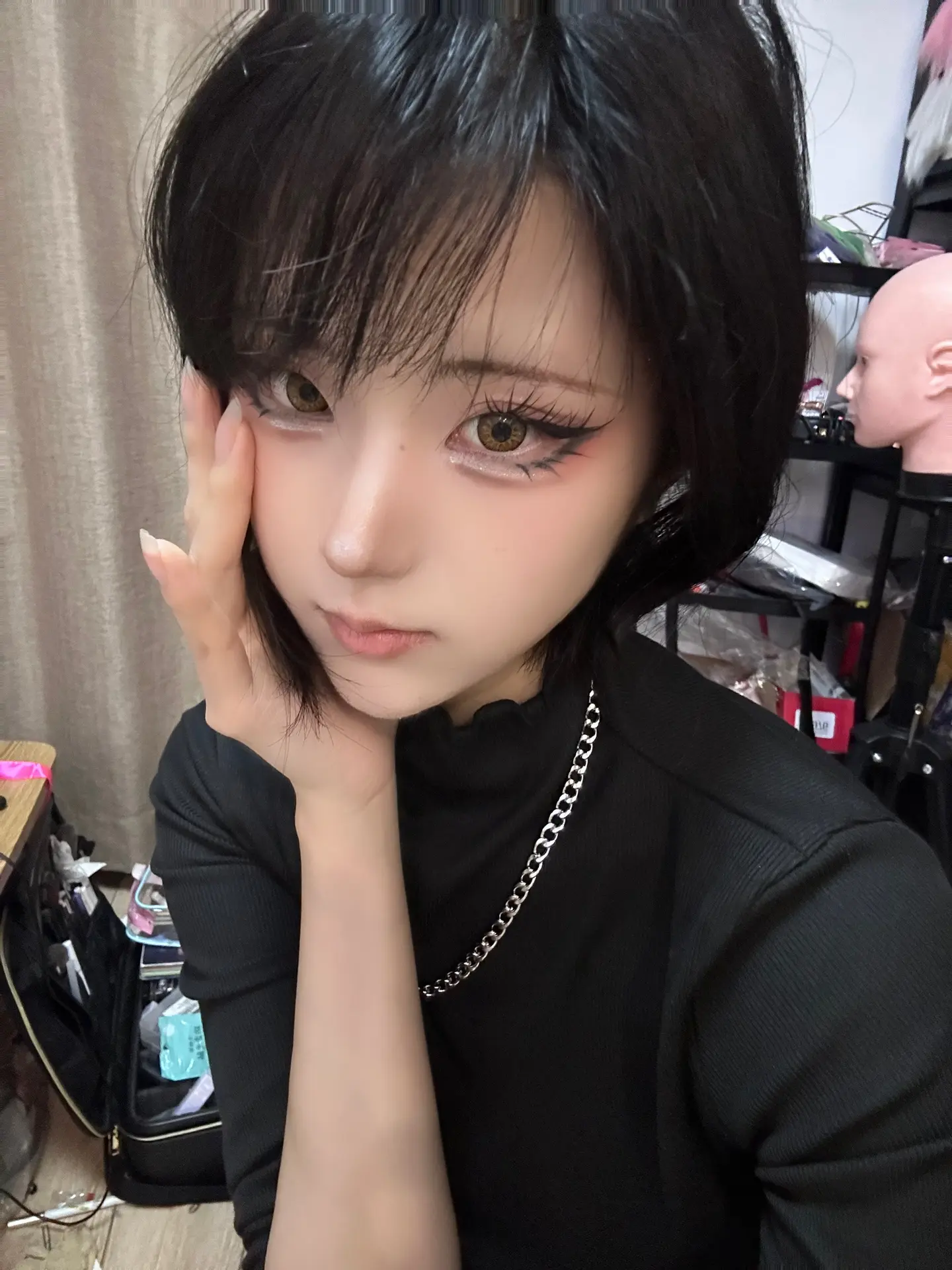 下个路口再见吧。