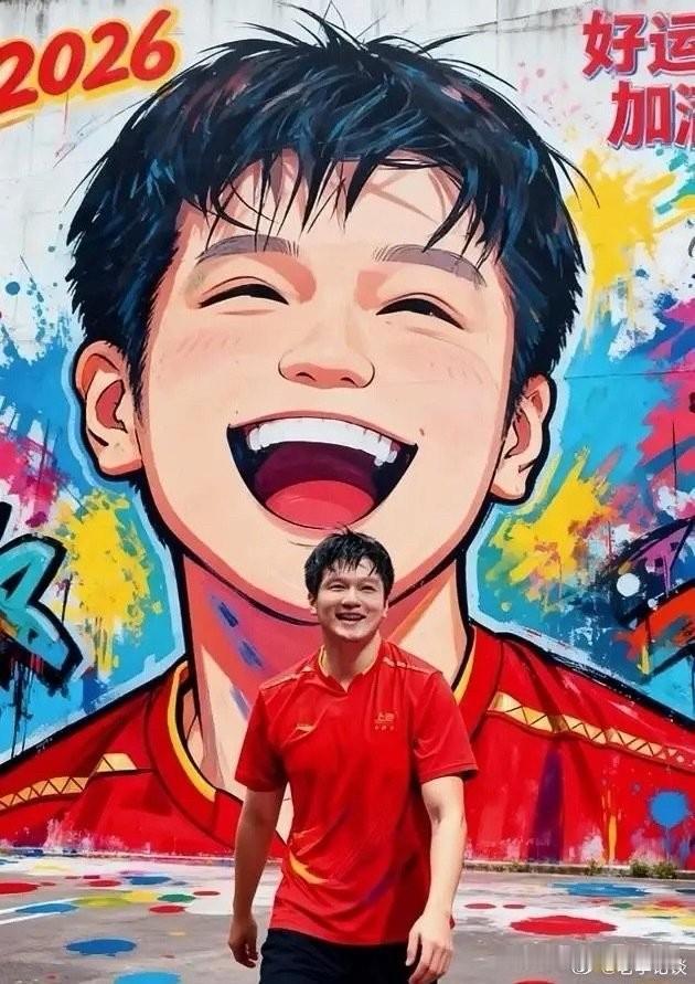 2026，樊振东加油
大满贯得主的小胖
曾是军人的小胖
获得“全国先进工作者”荣