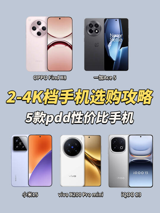 2025年性价比手机咋选❓小白不看会踩坑！