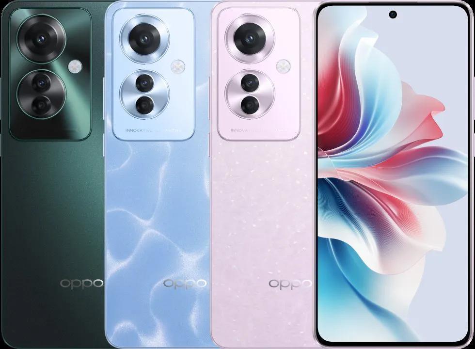 OPPO F25下个月将在印度市场推出，外观如图，配置则是天玑7050芯片，6.