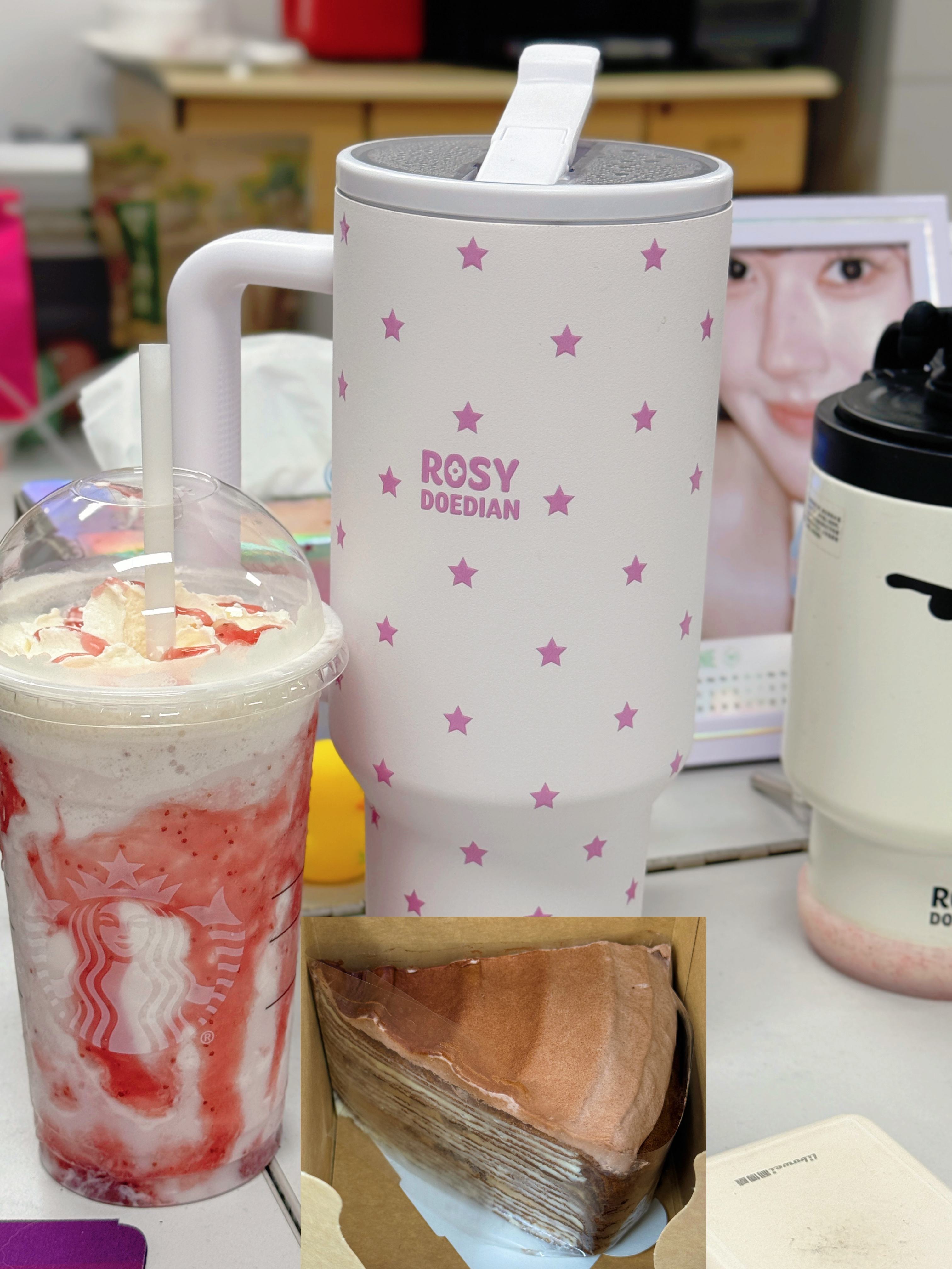 今天喝一下新品🍓星冰乐