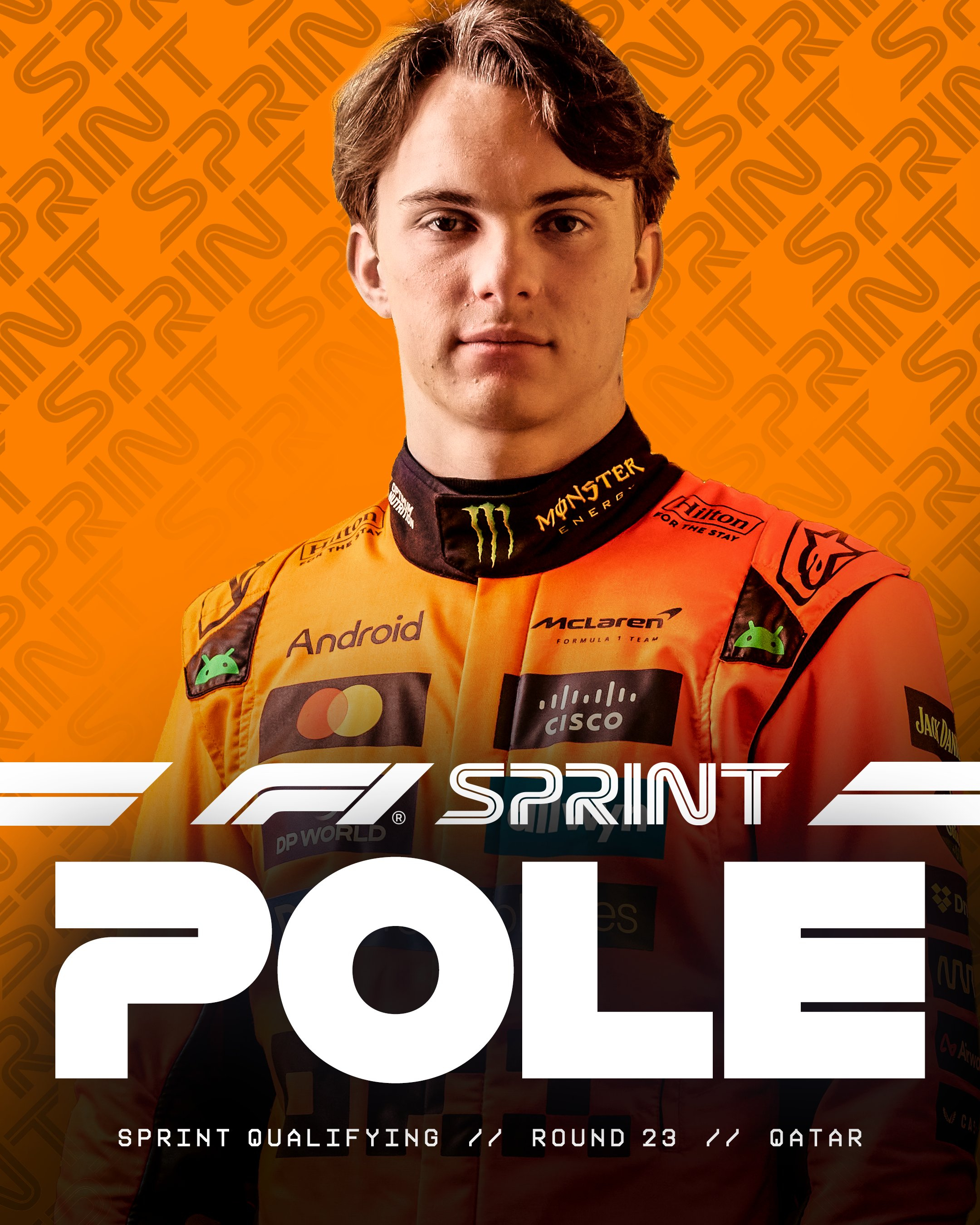 皮亚斯特里拿下冲刺赛杆位！三人争冠悬念再起？这是皮亚斯特里自从今年意大利大奖赛以