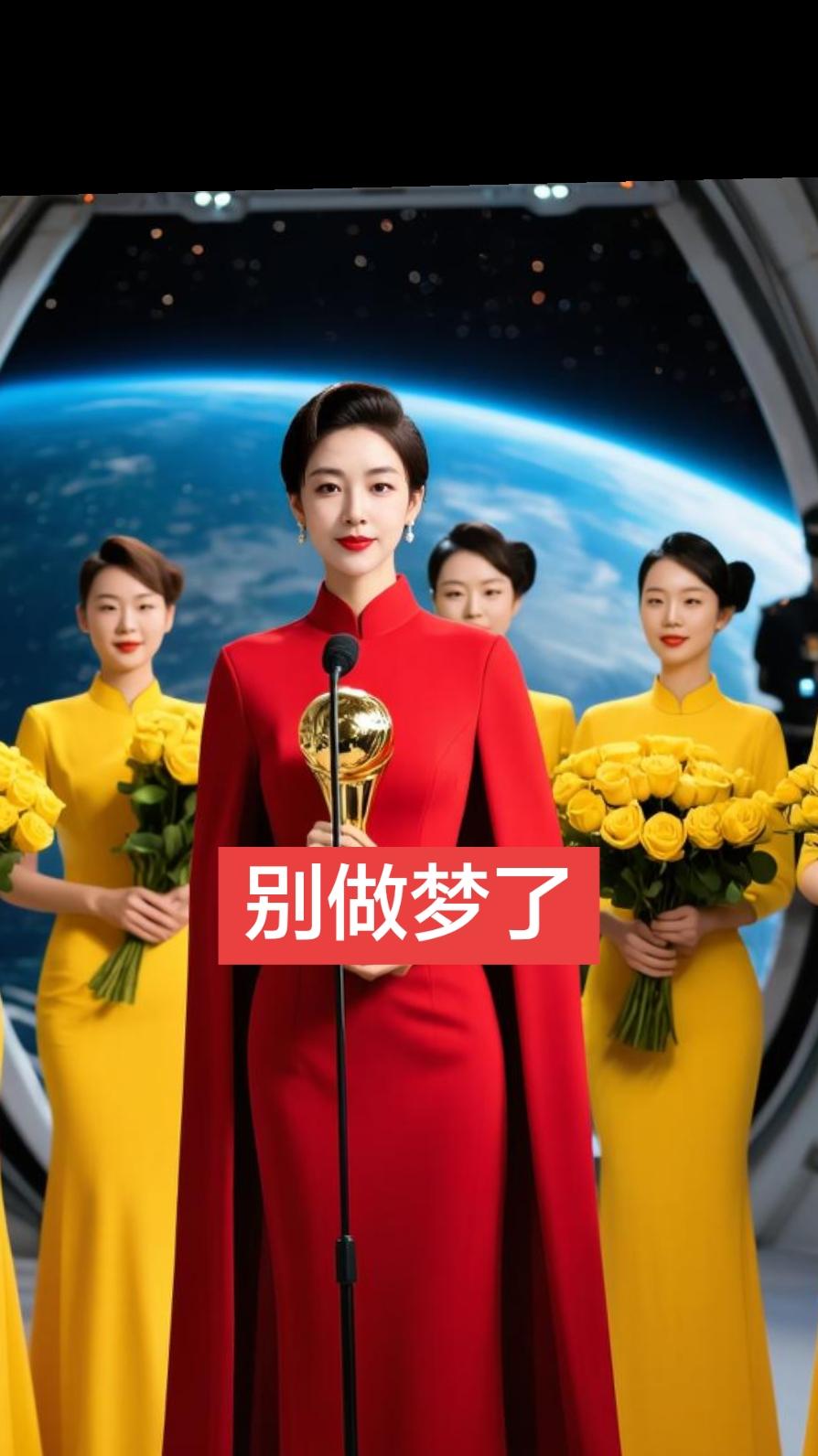 AI宇宙时尚大片