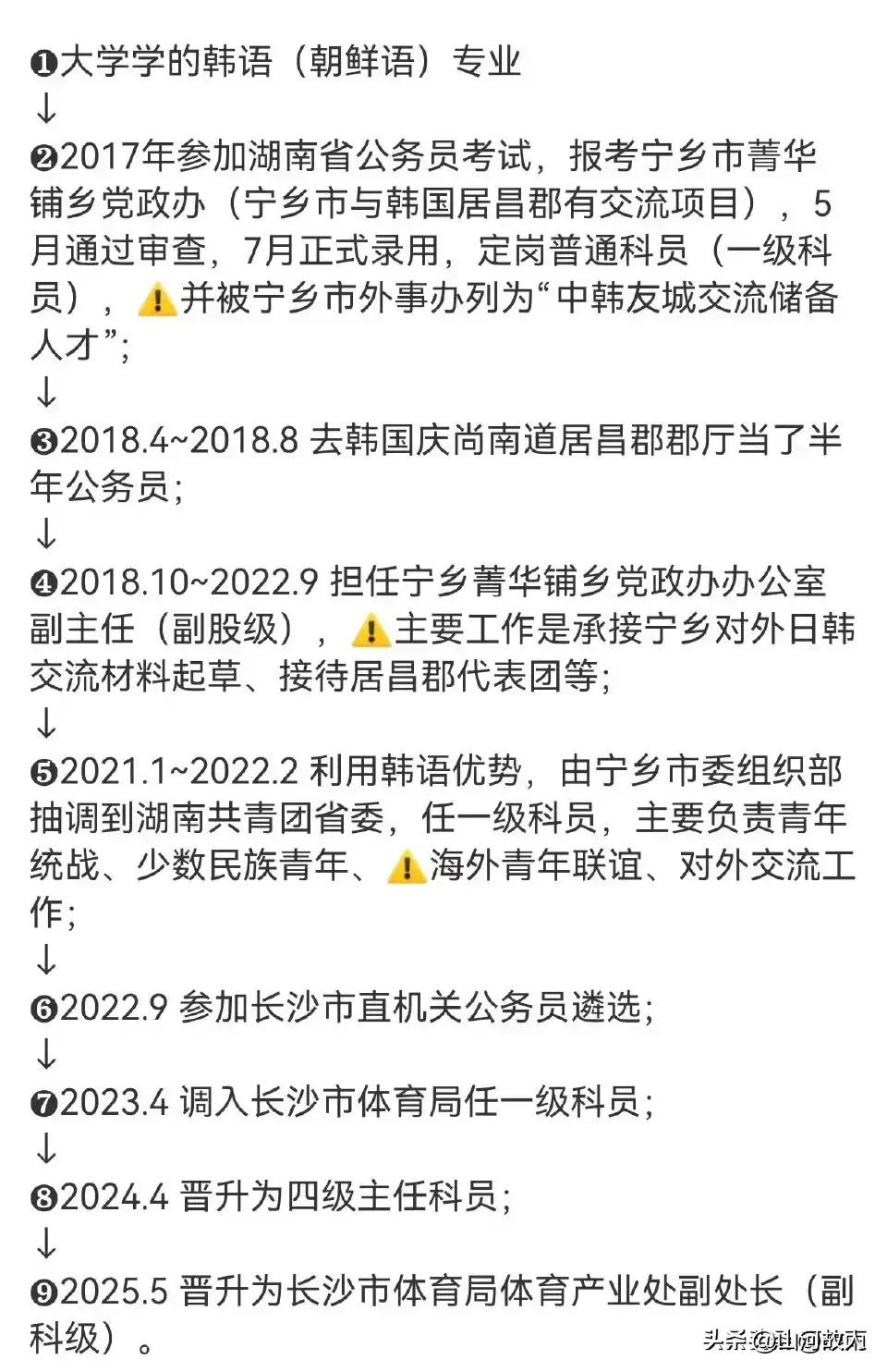 彭慕曦的人生履历真的羡煞旁人了，毕业后参加公考，2017年成为公职人员，2018