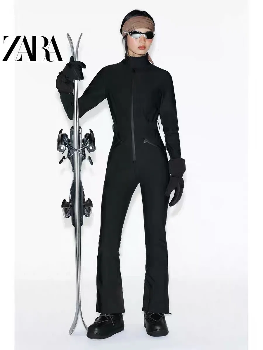 被我家陈扬拍的Zara滑雪服气质硬控了