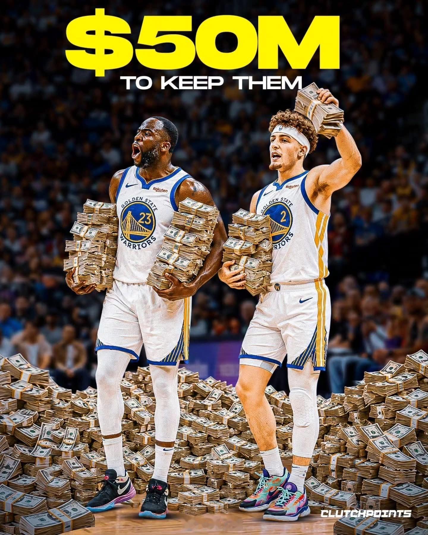今年夏天，约80位NBA球星变换东家，勇士做了各种努力，但最终占比为0，现在他们
