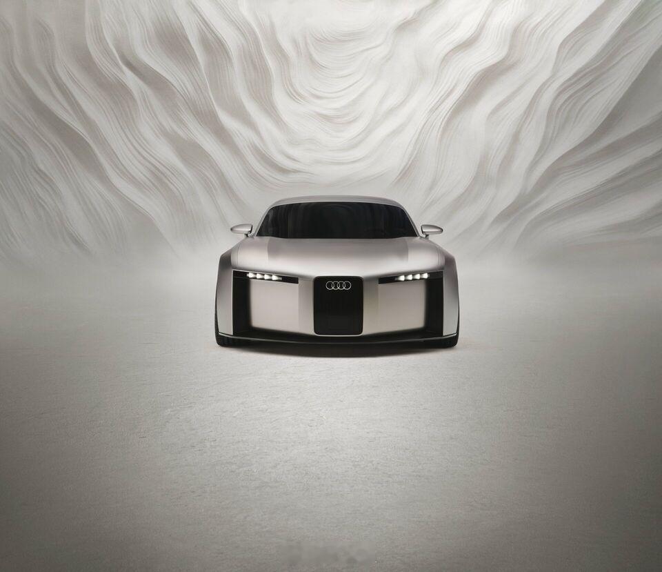 奥迪的跑车复活了！！评价一下Concept C这颜值？双门双座布局，全新的设计语