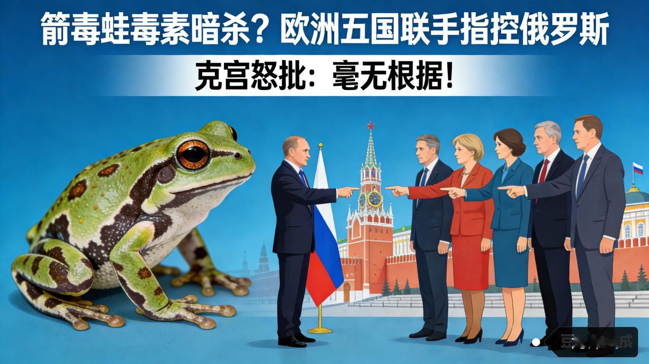 箭毒蛙毒素暗杀？欧洲五国联手指控俄罗斯，克宫怒批：毫无根据！
 
2026年2月