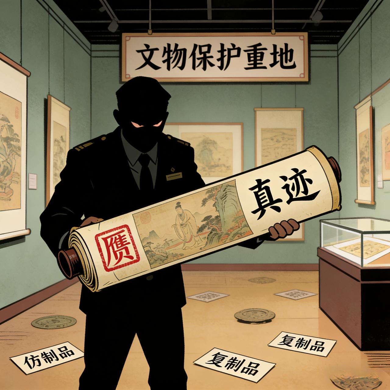 这话原来不只是调侃

博物馆一件，我一件；
博物馆没盖，我有盖（指鉴定印章）；