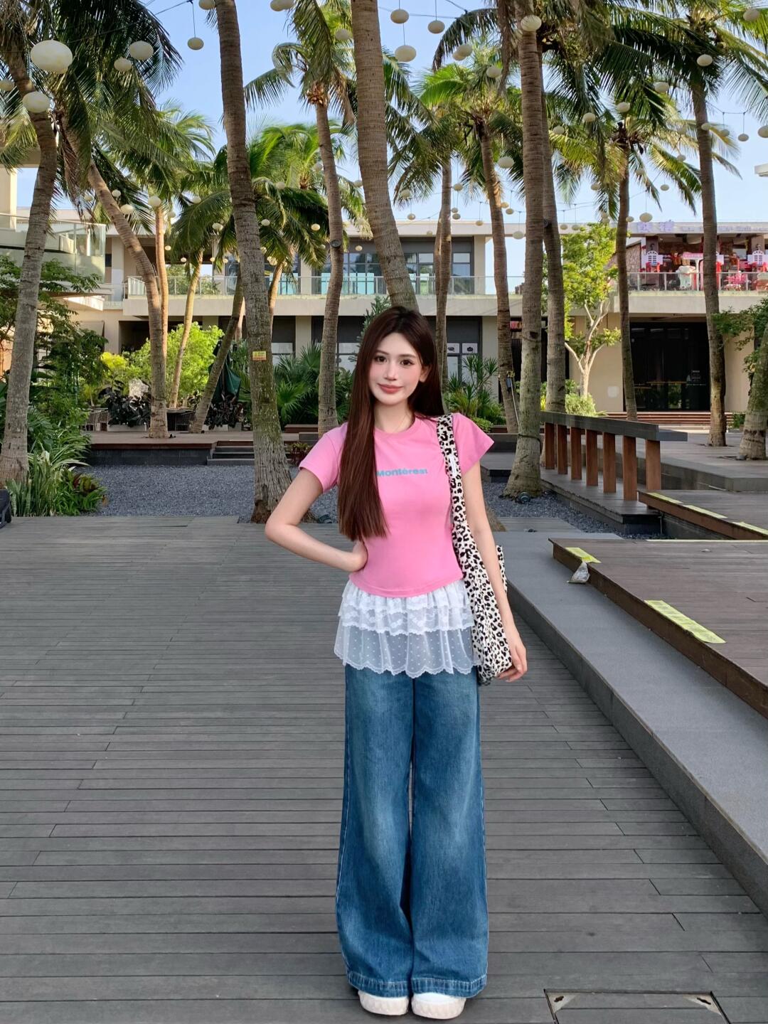 🌴夏天T恤+牛仔裤永远穿不腻～