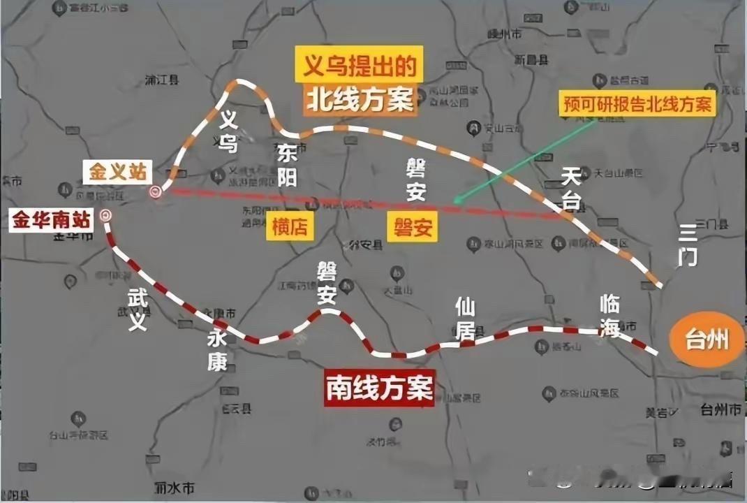 金台高铁线路走向一直都有很多争议
不管最后选择北线还是南线
都会有一些优缺点受益