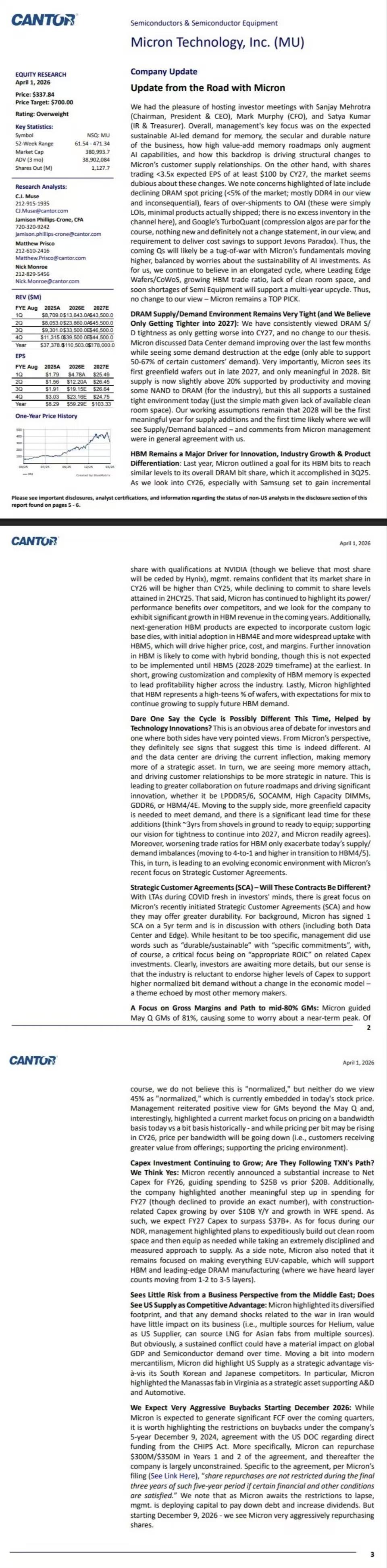 美光路演值得看