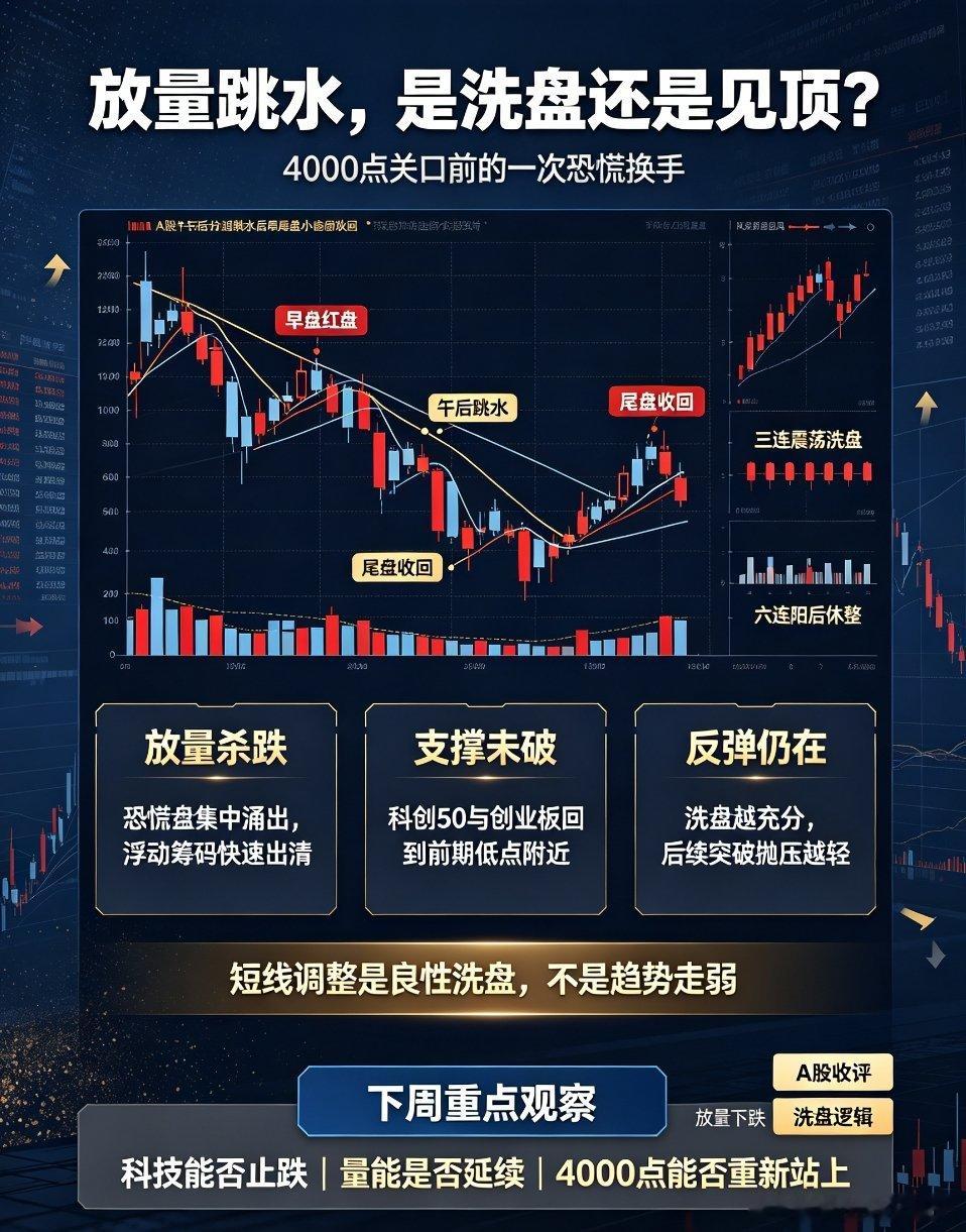 【A股高开低走原因】收评：午后分时跳水、关口久攻不下，回落真的开始了吗？今日A股