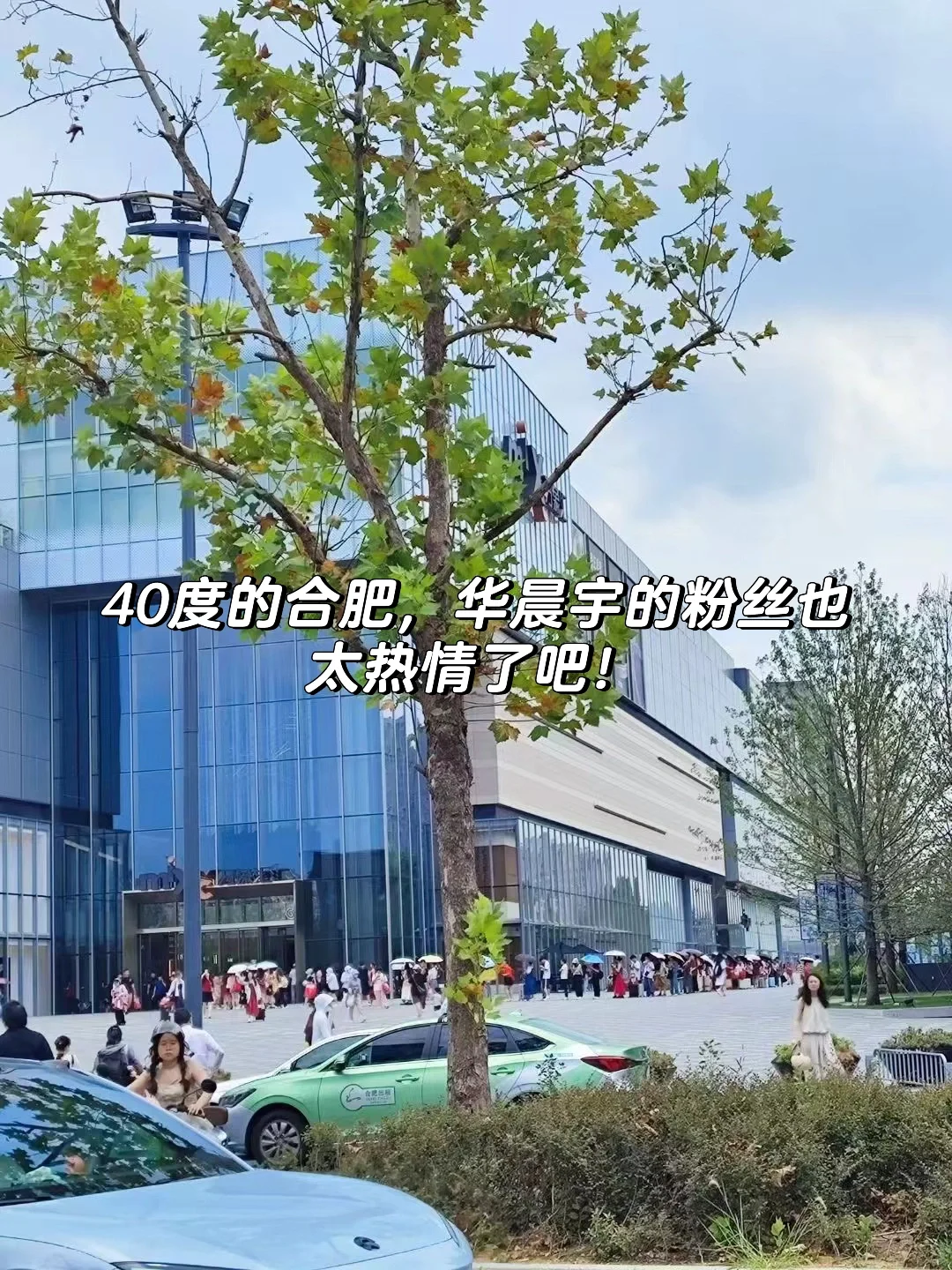 40度的合肥，华晨宇的粉丝也 太热情了吧！🎙️