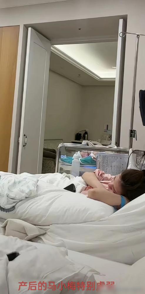 汪小菲嘴上说着心疼马小梅产后疲惫，转头就把人熟睡的样子直播出去，这波操作，就离谱