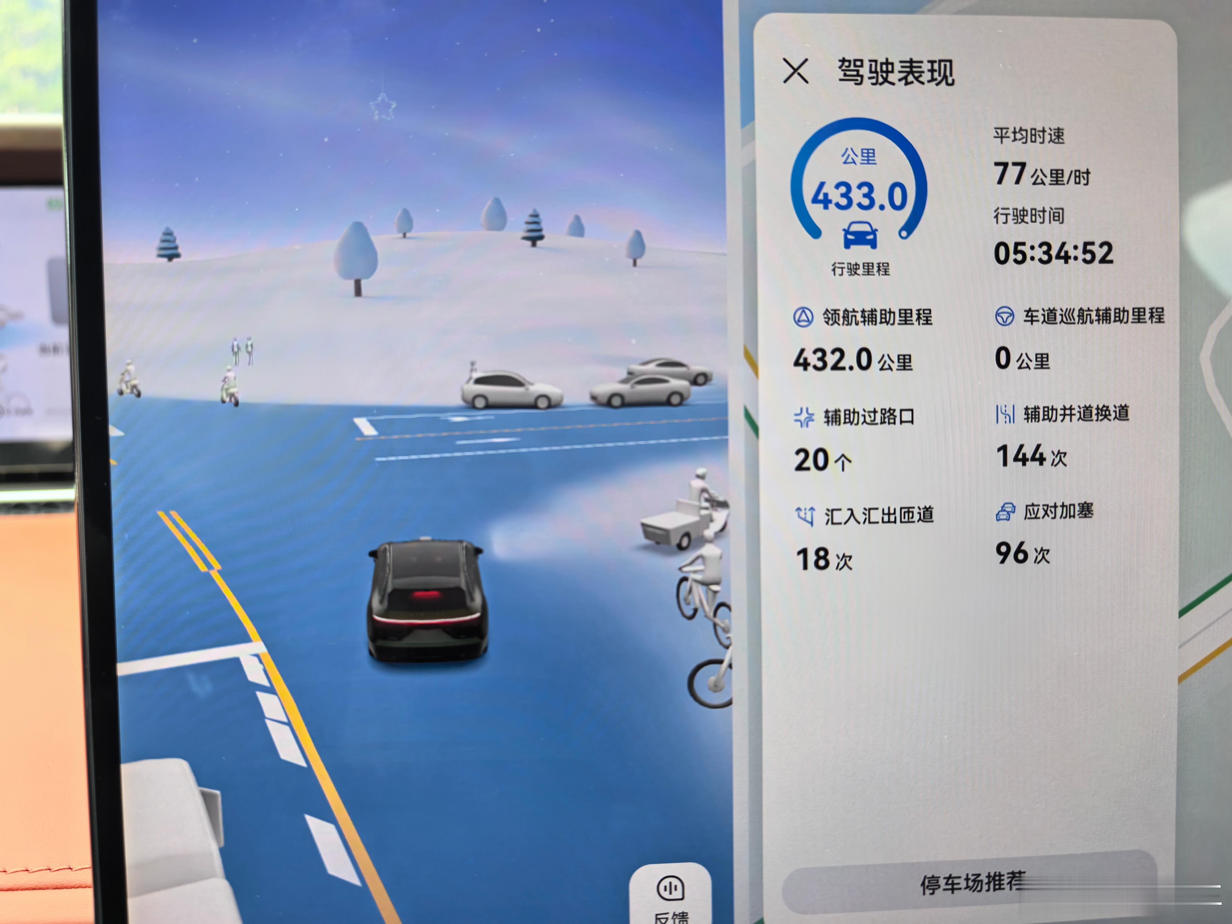 驱车几百公里，市区+高速+国道县道+村镇道路，除了服务区和高速人工收费口要接管一