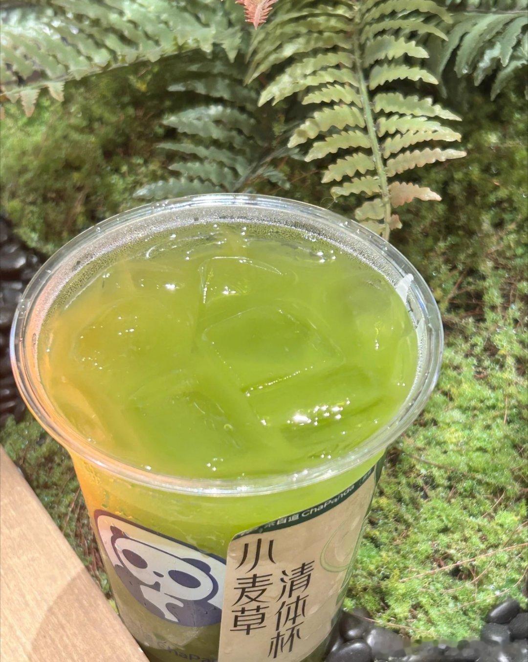 茶百道茶百道 这才是我们夏天想要喝的液体猫草沙拉！!!茶百道你小子！真的太懂我们