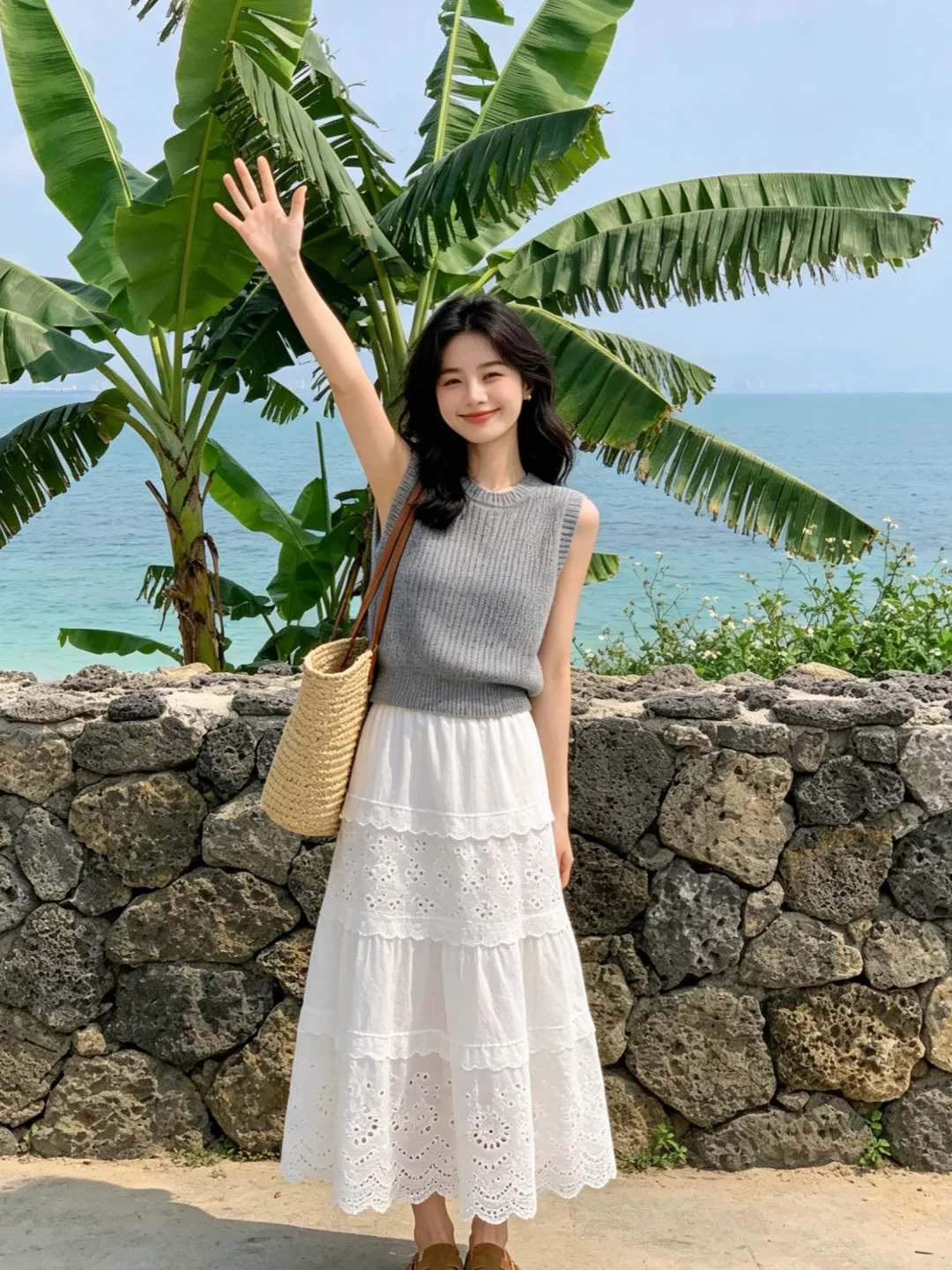 韩剧女主穿搭 ｜灰+白好美好高级