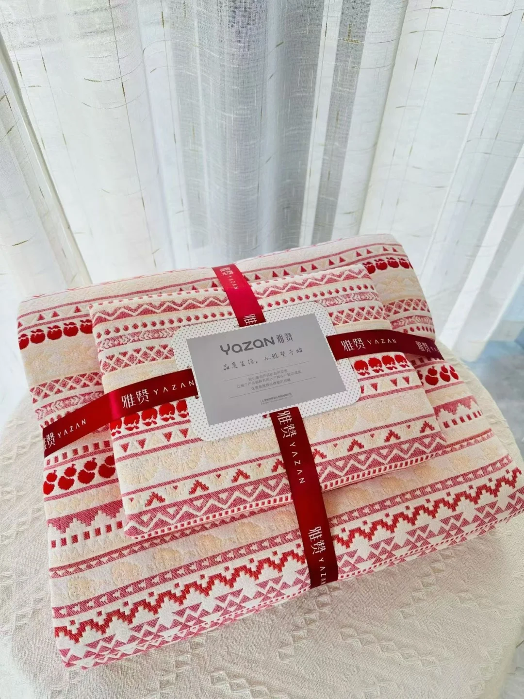 新年氛围感的纱布软席，太喜庆啦