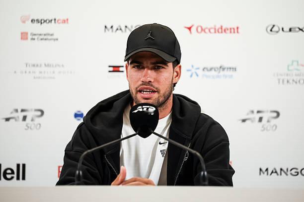 网坛风云 阿尔卡拉斯在巴塞罗那500赛赛前新闻发布会上表示有动力在巴塞罗那重新回