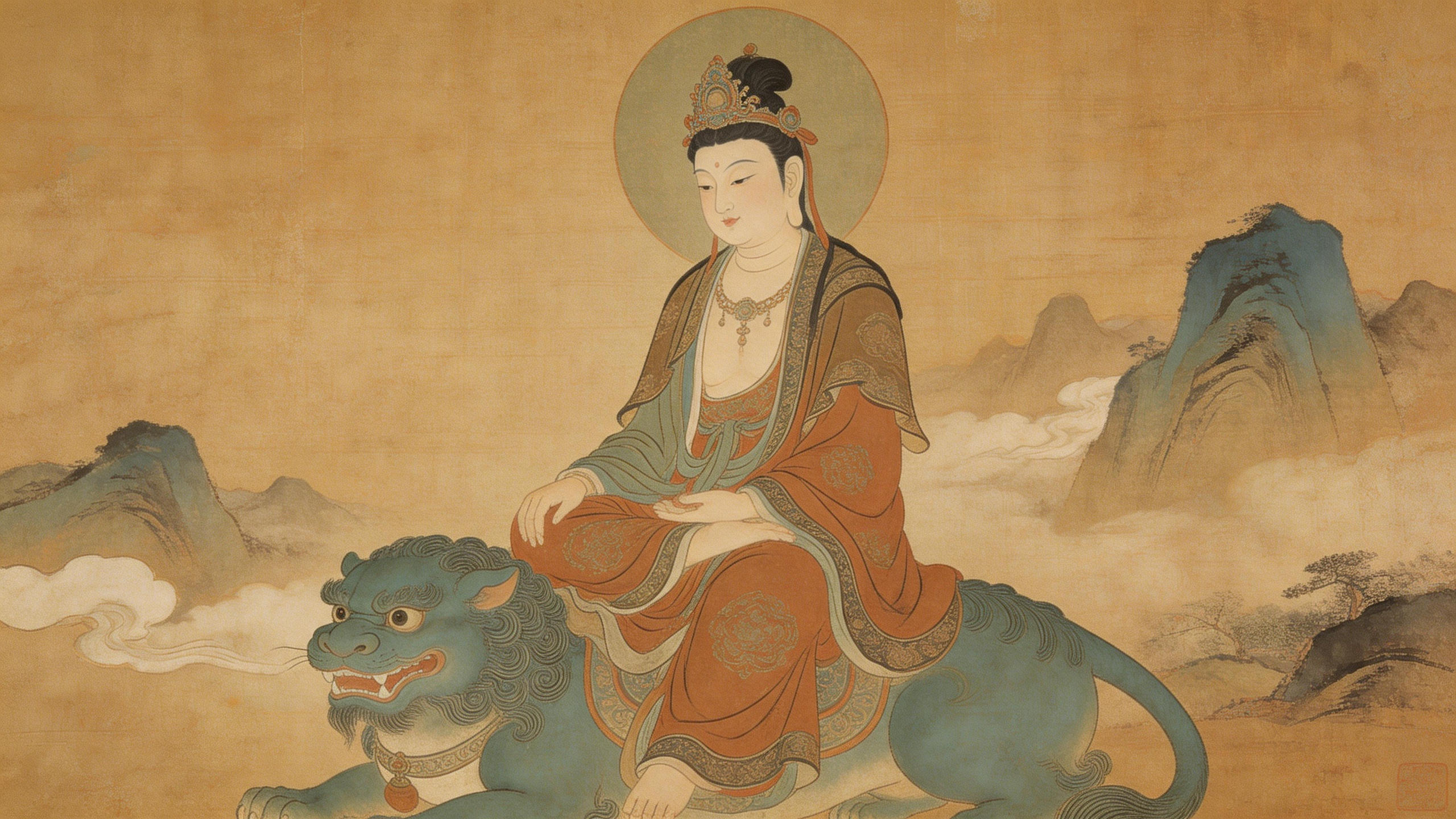 文殊赐福，扫除迷茫，前路一片光亮 