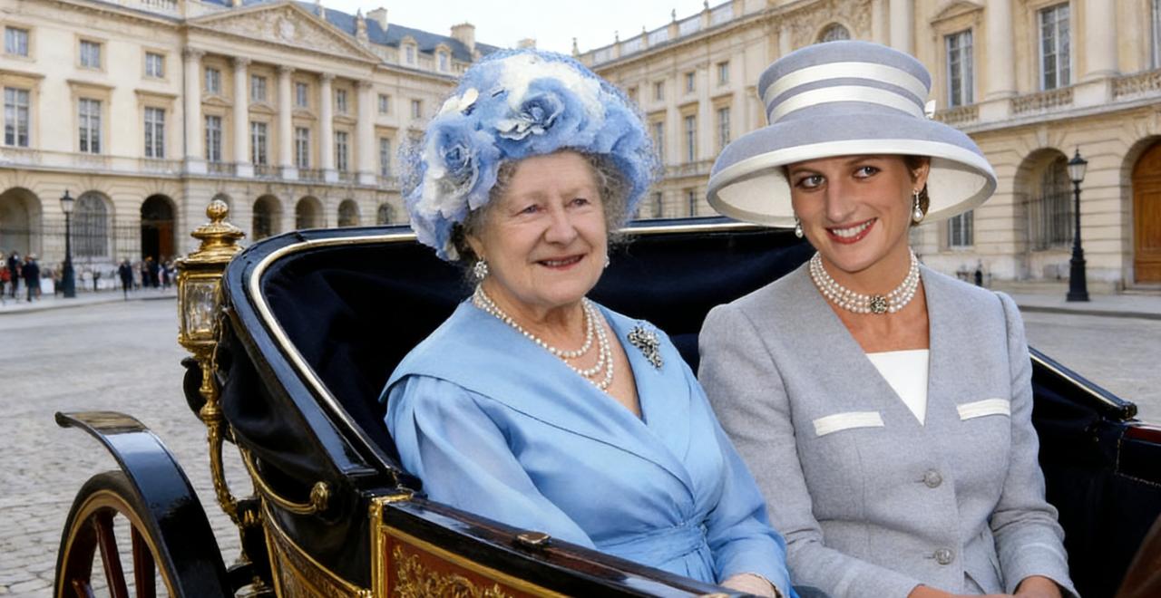 黛安娜王妃最坚强的后盾！
王太后最喜欢黛安娜王妃，同时也是黛安娜王妃媒人。黛安娜