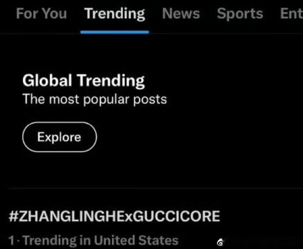 好厉害的号召力 张凌赫gucci话题登上了美趋第一 点进去全是外网粉丝在学中文送