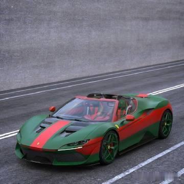 改装车之法拉利Ferrari J50，颜色搭配如何？ ​​​