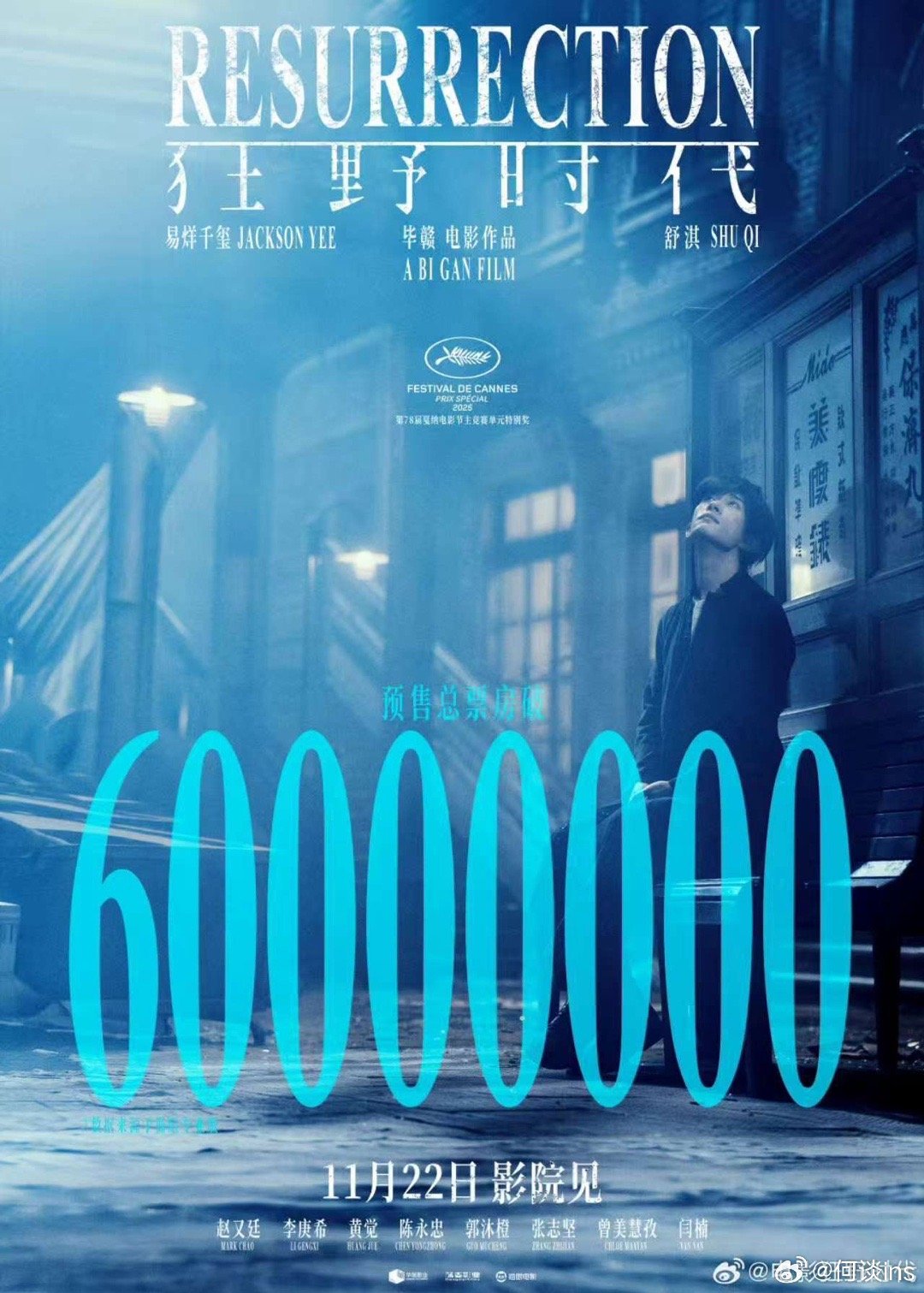 《狂野时代》6000万，预售破亿稳了，易烊千玺粉丝战斗力