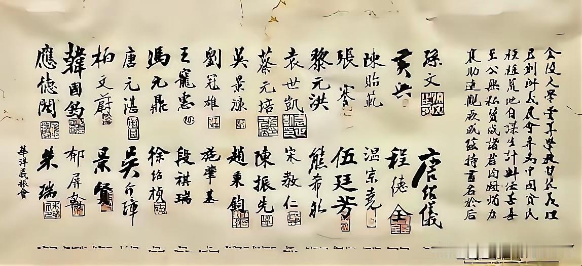 看一看这些字写的怎么样？不得不说，民国时期的字写的确实很高，都有一种书法家的感觉