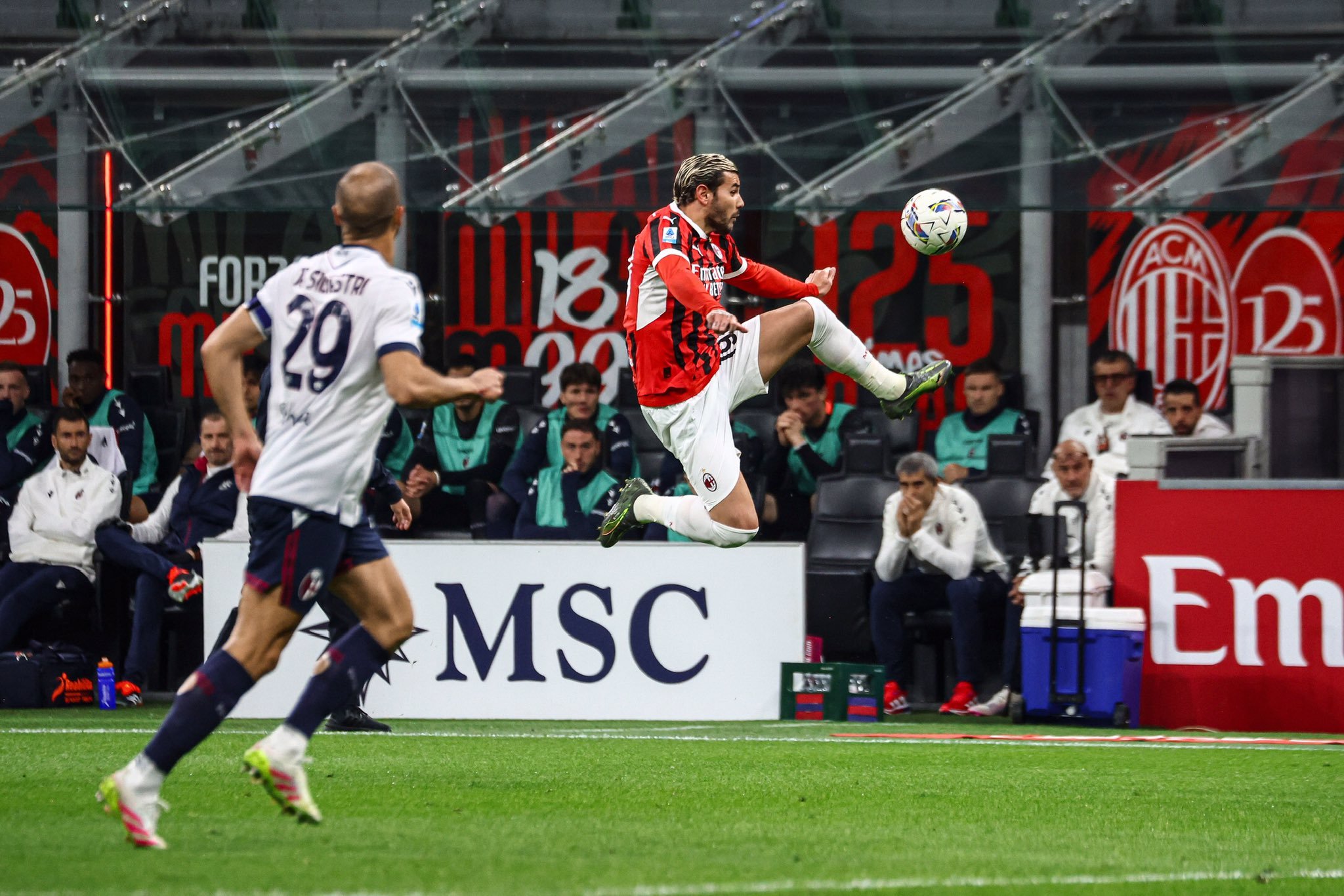 【特奥弟弟🇫🇷】 📸 “AC米兰3：1博洛尼亚  ✅ 意甲联赛 ➕3️⃣；