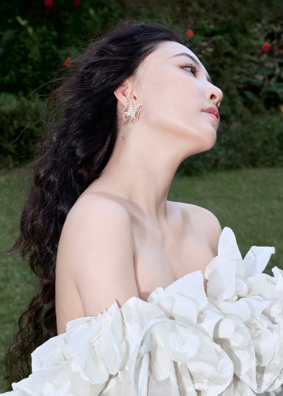 偶遇吴倩张雨剑带女儿回国吴倩～～吴倩吴倩