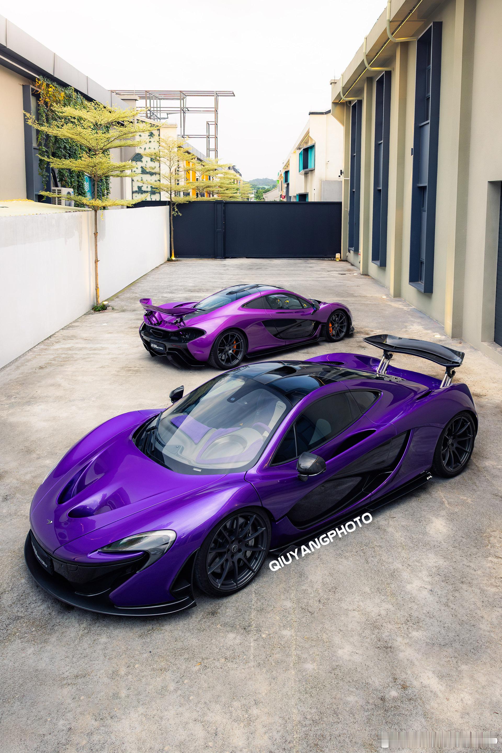 Mclaren P1 cars01豪车拍 Cadbury Purple & Ma