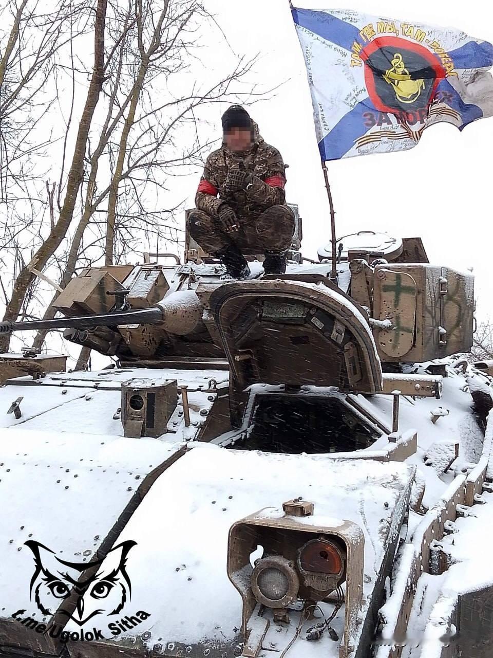 🇺🇦M2A2 ODS-SA布雷德利步兵战车是🇷🇺俄罗斯海军陆战队的战利品