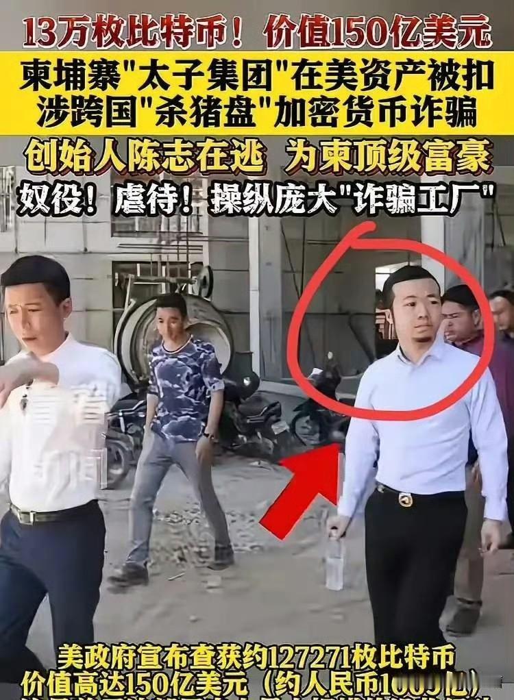 1070亿赃款！
专杀华人的“杀猪盘”，
被美国当猪杀了…
这个肥猪有多大呢？美